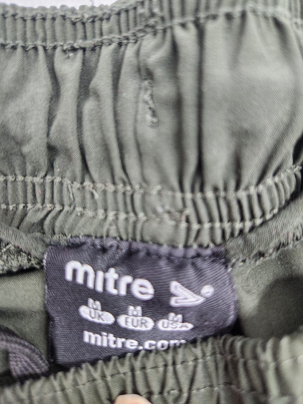 Mitre Men's Athletic Shorts in Olive Green